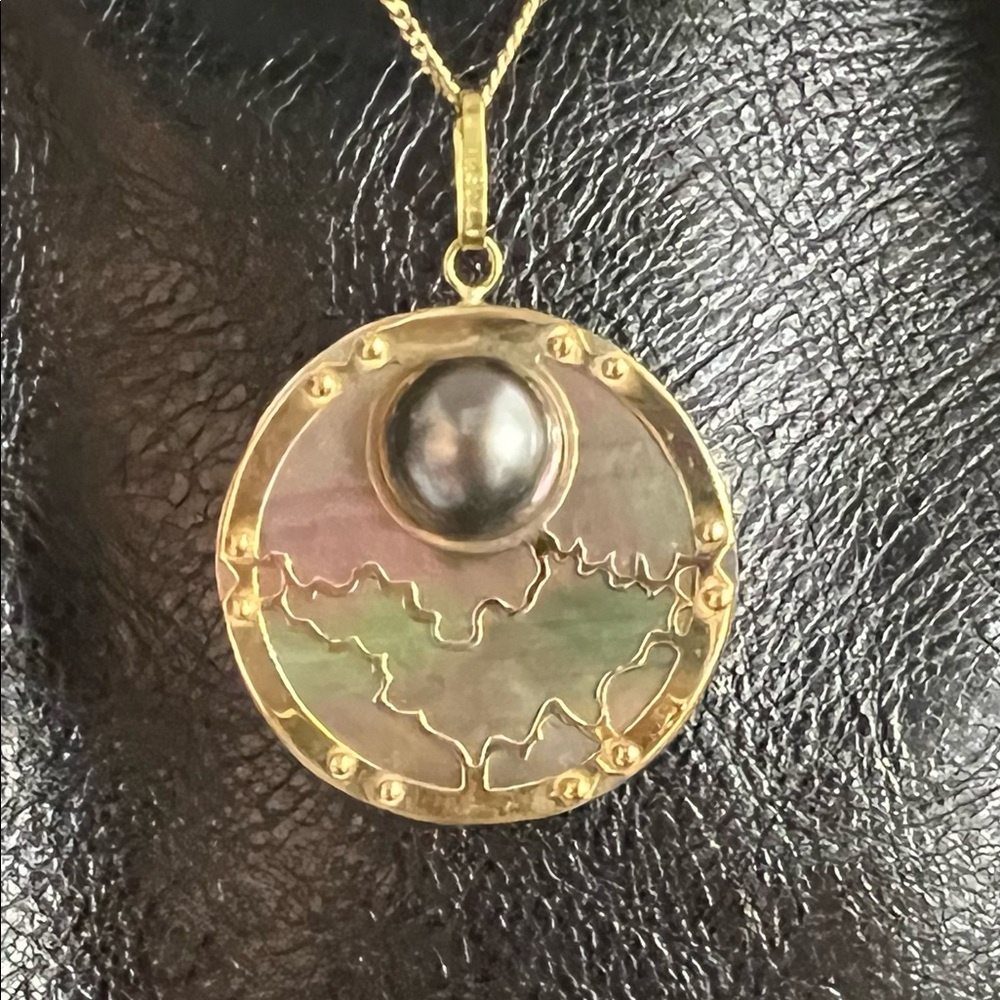 14k Genuine Pearl St Barth’s  Charm